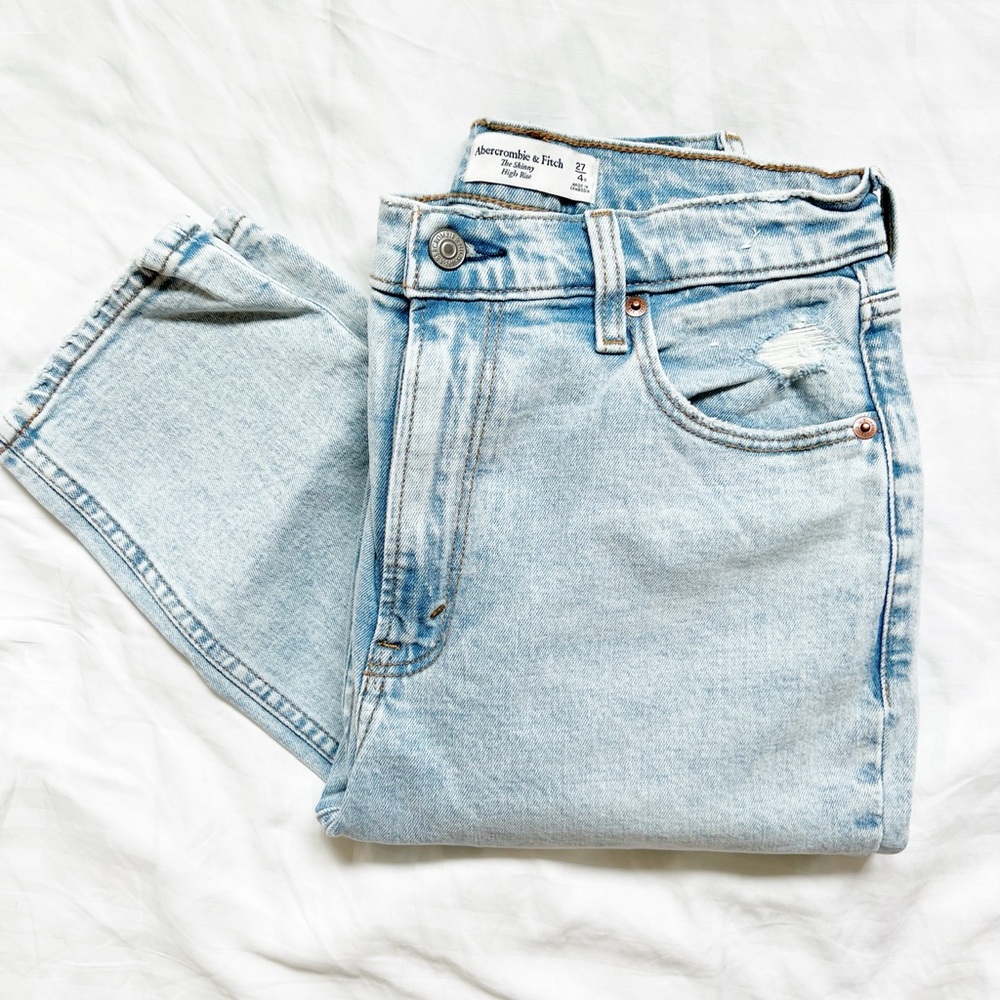 Abercrombie skinny high rise jeans (nwot)